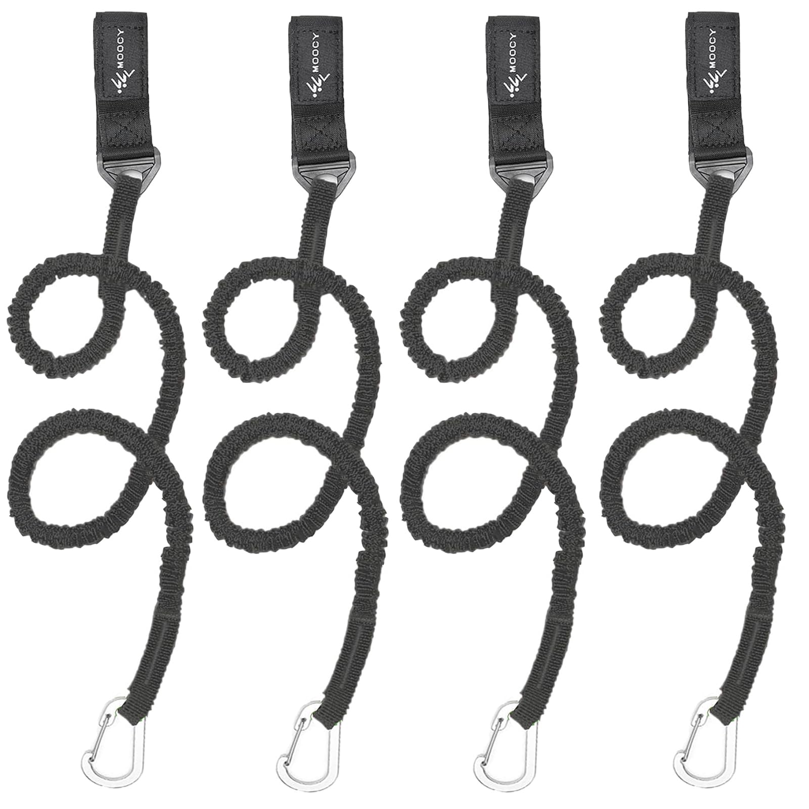 Kayak Paddle Leash Kayak Rod Leash Kayak Paddle Lanyard Stretchable Coiled Lanyard Leash Kayak Fishing Accessories for Kayak and Paddles