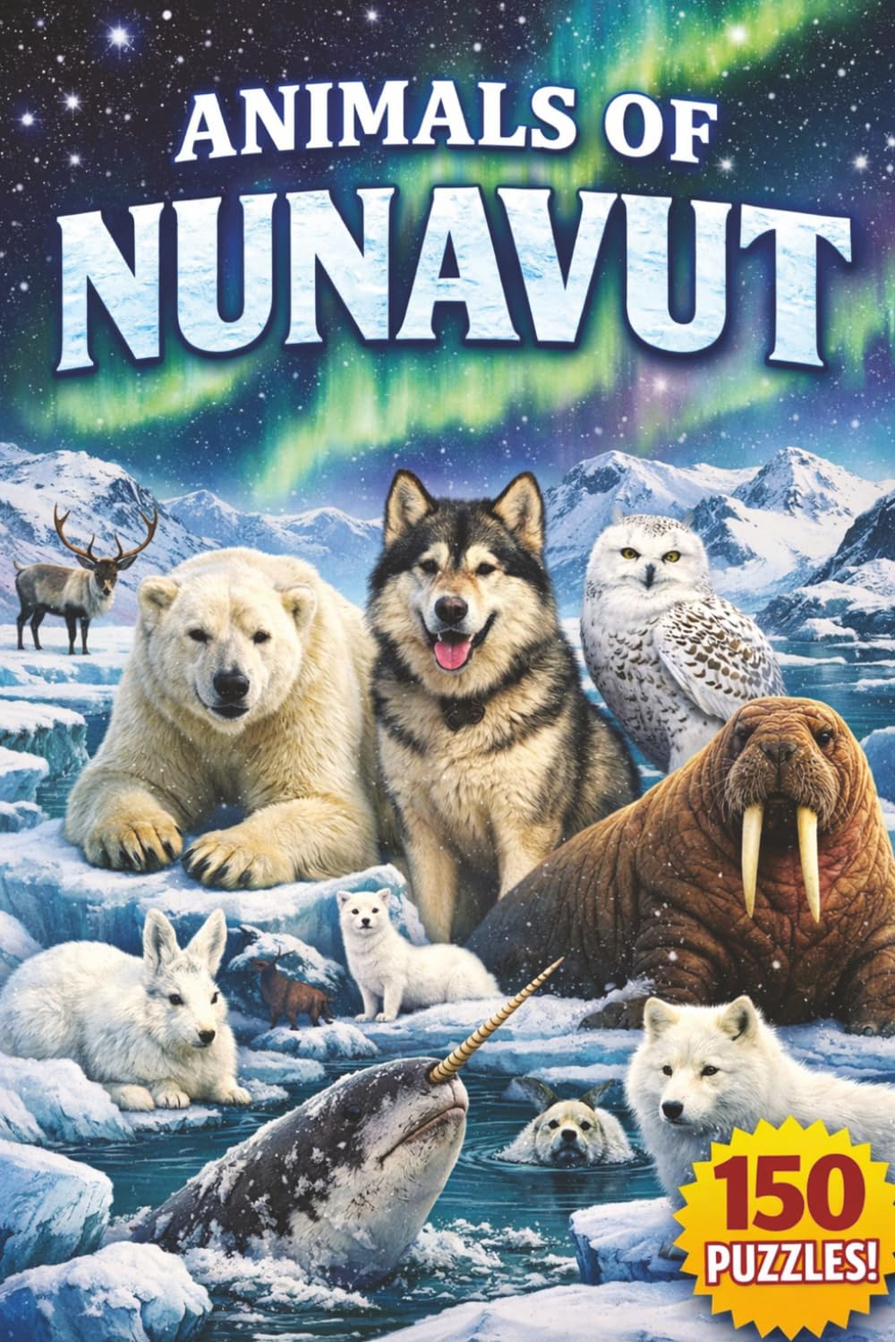 Animals of Nunavut Word Search: 150 Wildlife-Themed Puzzles: Animals of Yukon Word Search: 150 Wildlife-Themed Puzzles