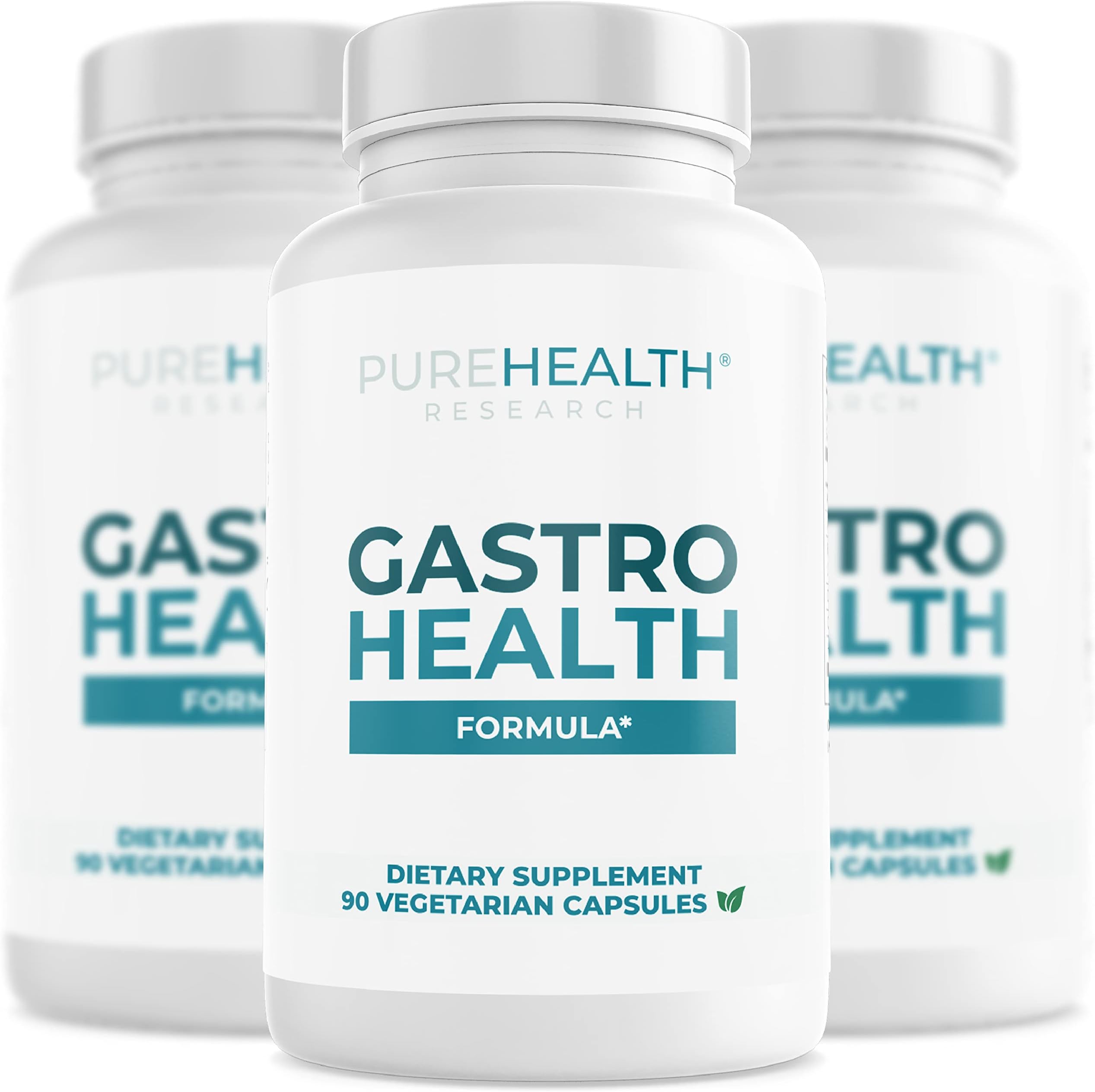 Indigestion and Heartburn Relief with Gastro Health Formula - Acid Reducer to Ease Acid Overflow and Soothe Your Stomach - Made with Rhodiola, Quince, and Licorice to Ease Digestion - 3 Bottles
