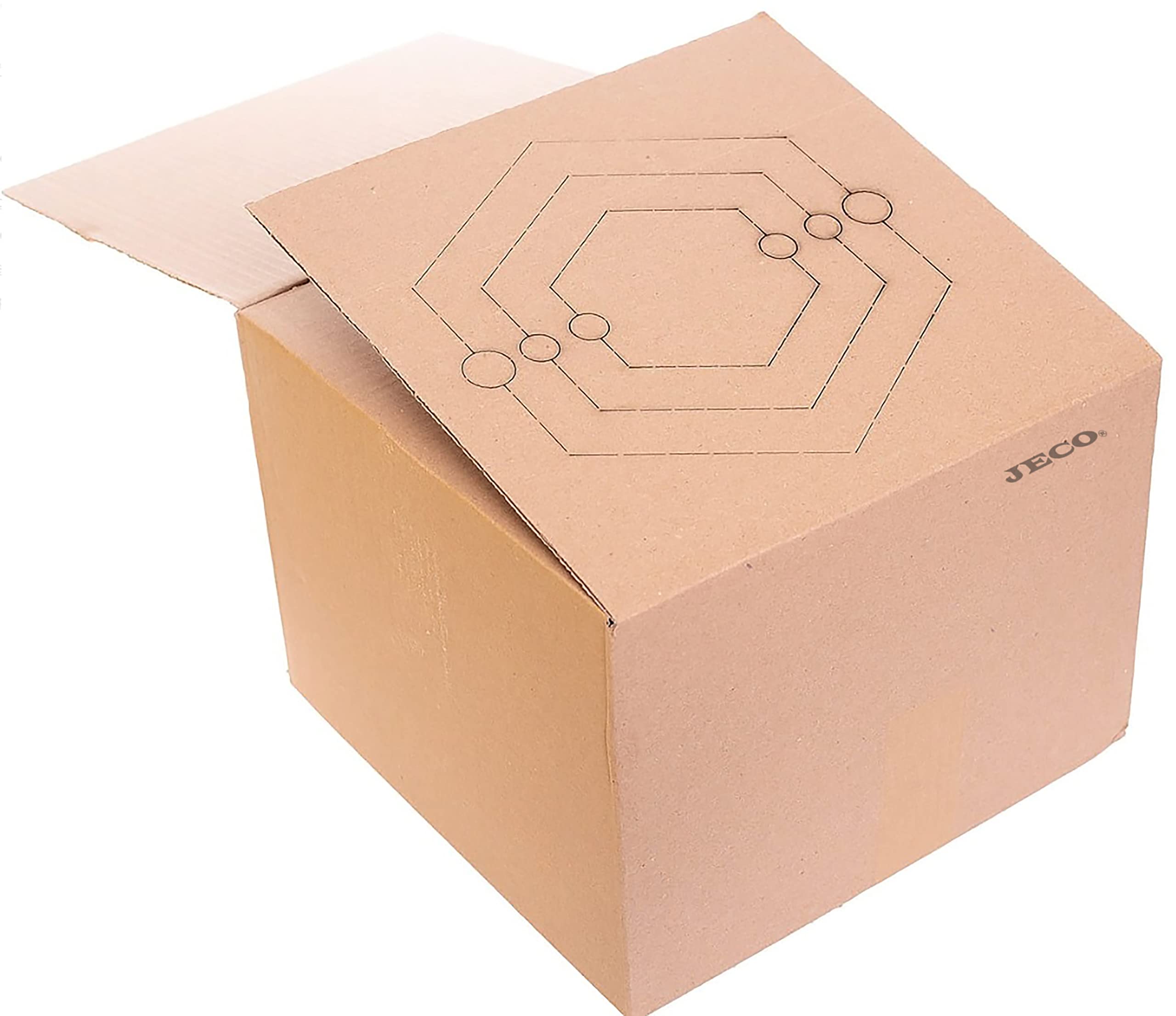 Jeco Lot de 2 rouleaux papier kraft froissé 20cm x 250m bourrage calage protection colis écologique recyclé