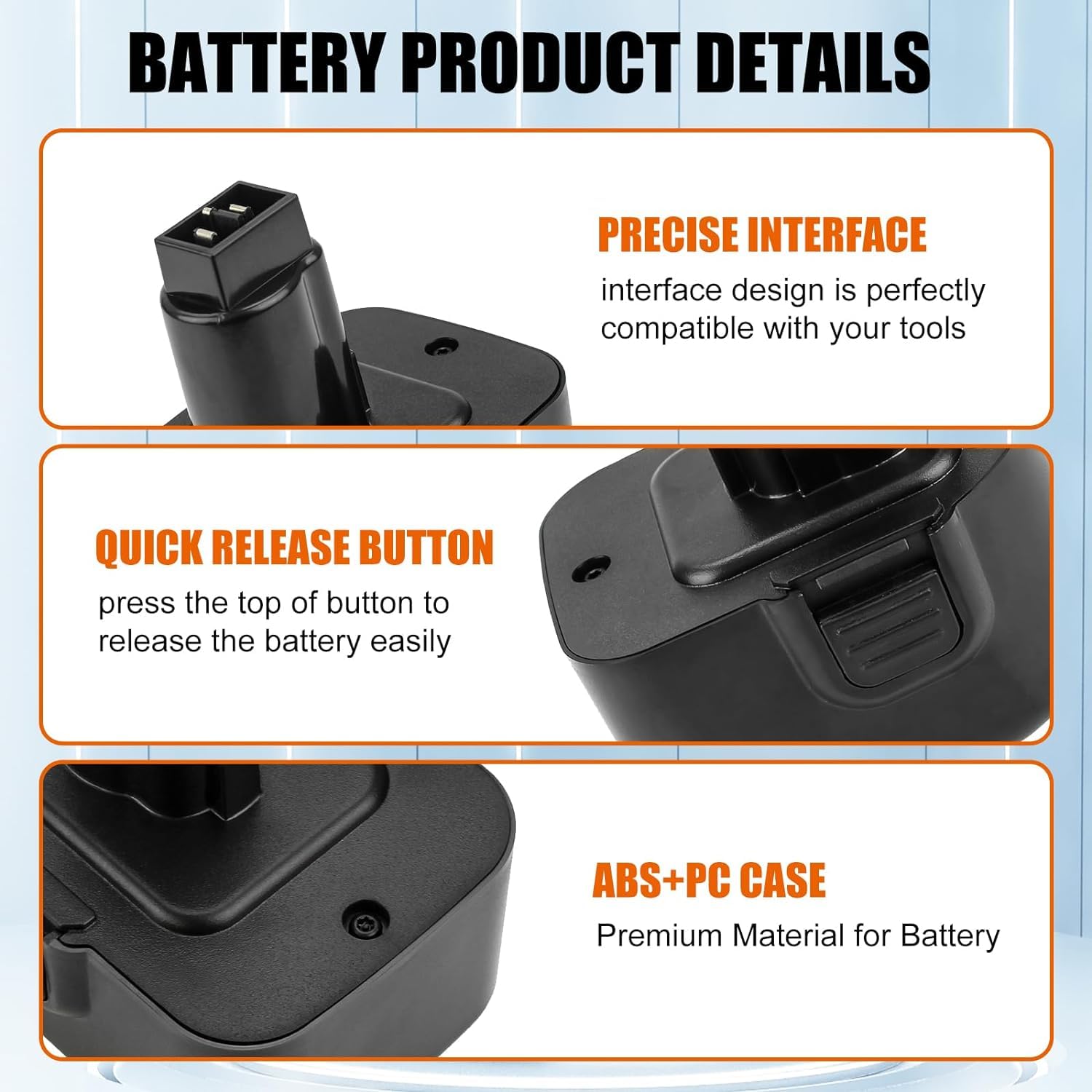 Amazon.com: 【2Packs Battery 12V 3.6Ah 】Replacemnet Battery and