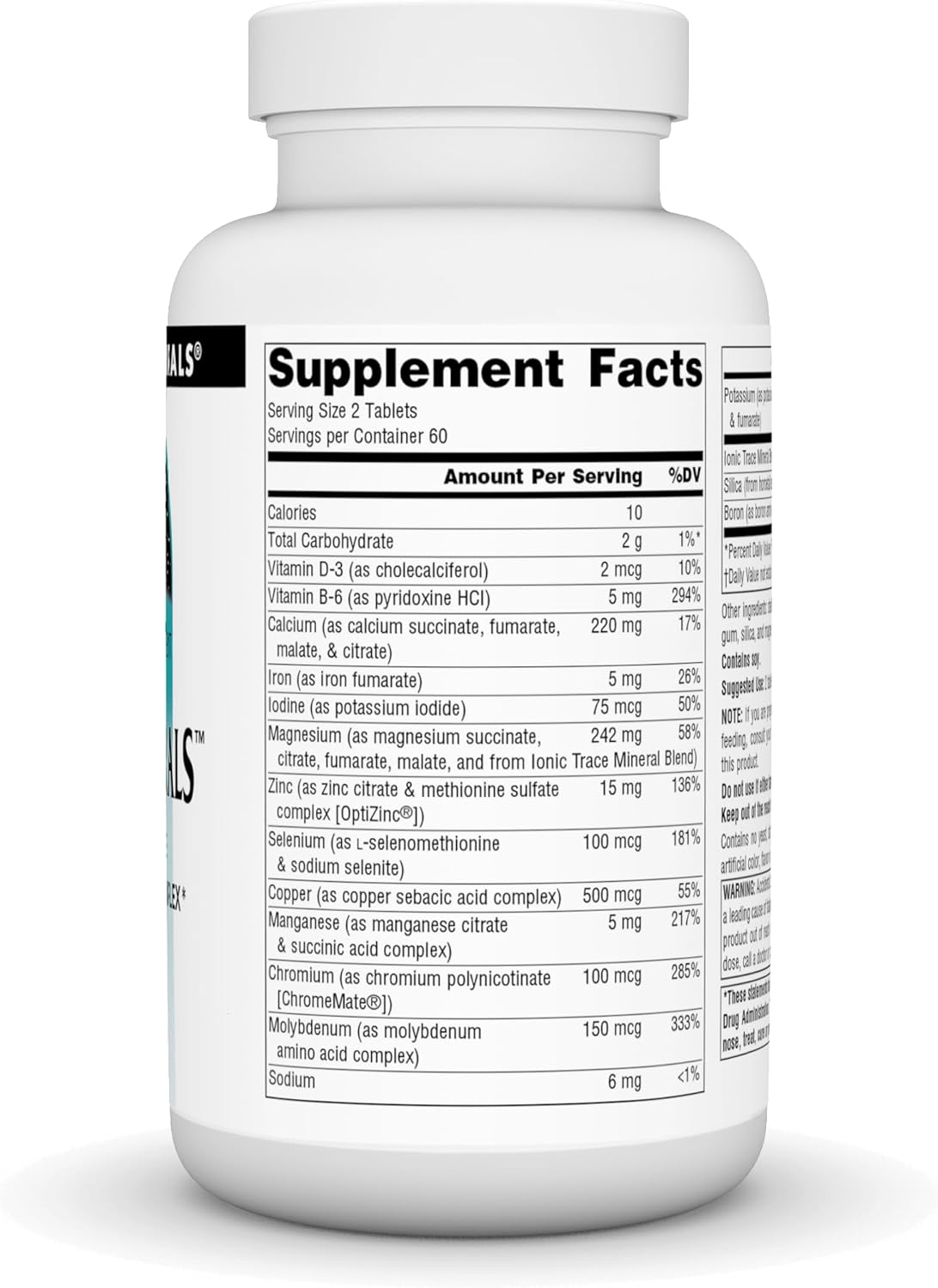Source Naturals Life Minerals, Krebs Cycle Multi-Mineral Complex* - 120 Tablets