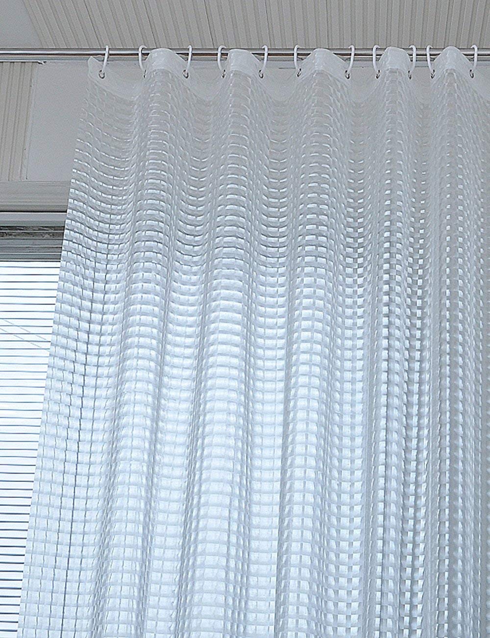 Mu Home - Cortina de ducha impermeable para baño, cortina de ducha impermeable más gruesa, cortinas de ducha transparentes (una variedad de tamaños opcionales)