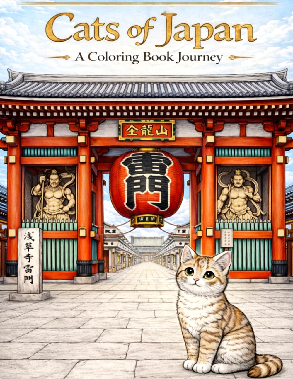 Cats of Japan: A Coloring Book Journey: Explore Culture, Seasons, and Traditions Through Beautiful Cat Illustrations