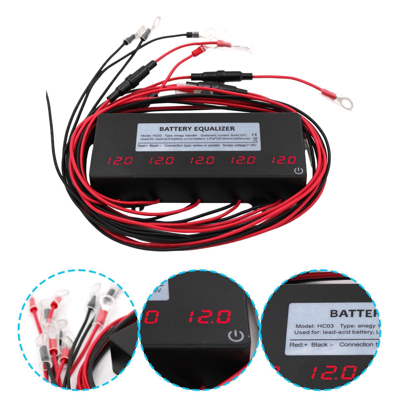 Accesorios para regulador de batería y probador portátil, con Pantalla Digital