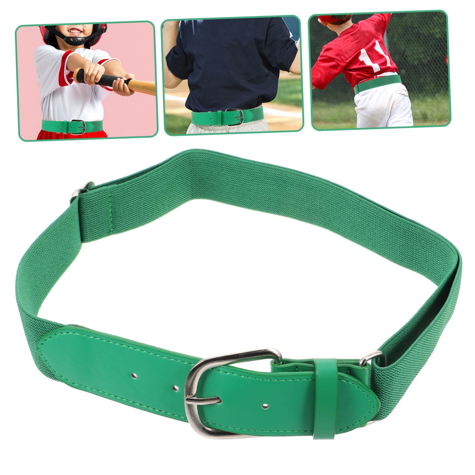 BESTonZON 4 Stück Verstellbarer Sportgürtel für Männer Elastischer Baseball und Softball Taillengürtel für Outdoor Aktivitäten und Passform für Verschiedene Taillengrößen