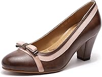 Vista 1 de Mona flying Zapatos de trabajo hechos a mano elegantes de cuero para mujer, zapatos de trabajo hechos a mano