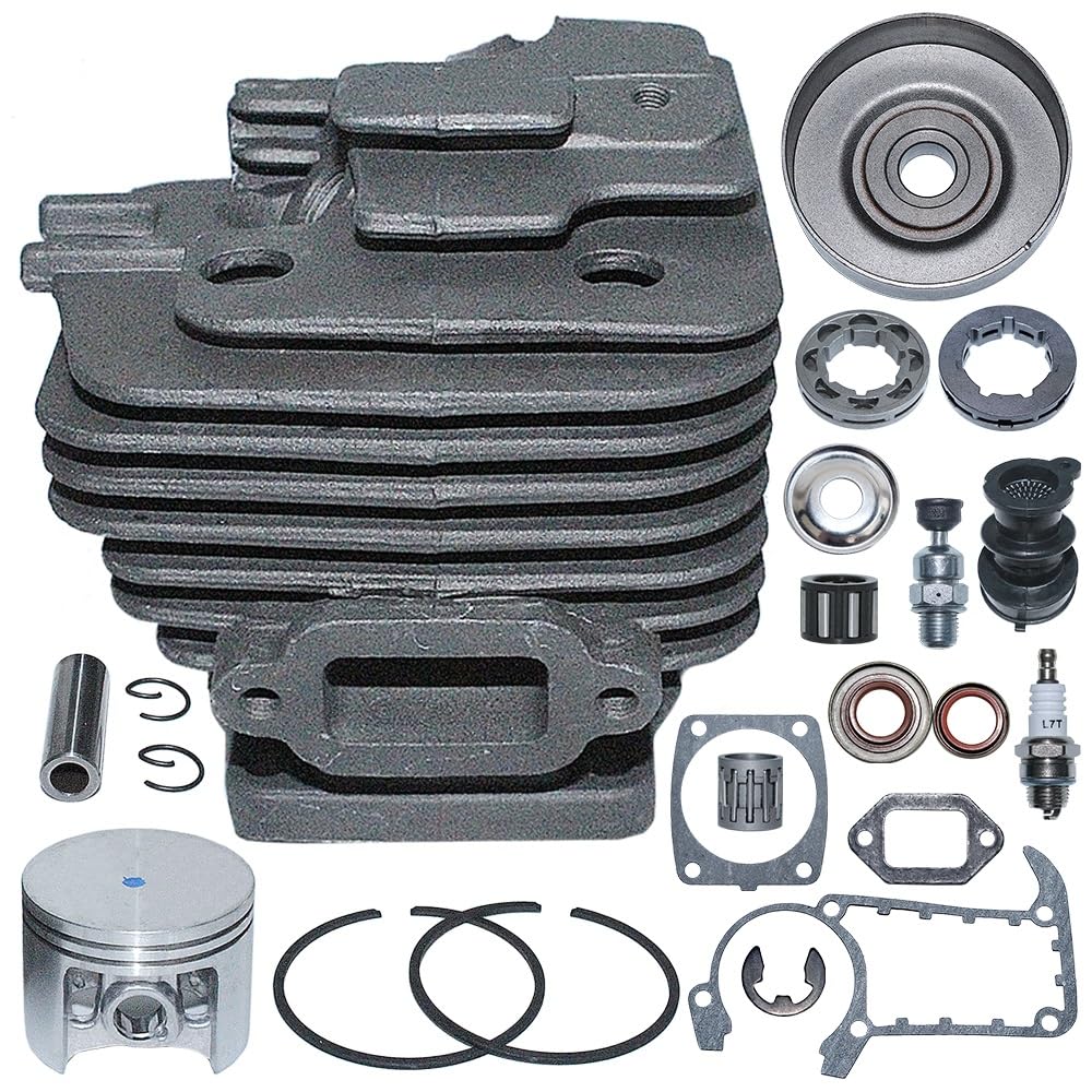 49mm zestaw tłoka cylindra uszczelka świecy zapłonowej bęben sprzęgła pasuje do Stihl MS361 do pił łańcuchowych części zamienne do pił łańcuchowych Motosierra [Wymiana]