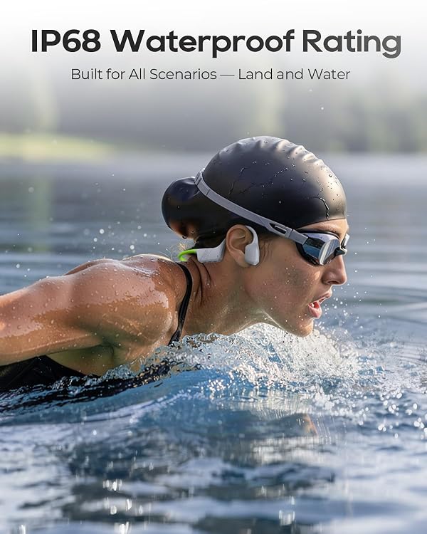 aigo Bone Air Dual Conduction Open-Ear Bluetooth Sport Headphones, 32G MP3 by aigo - Used condition - Image 3