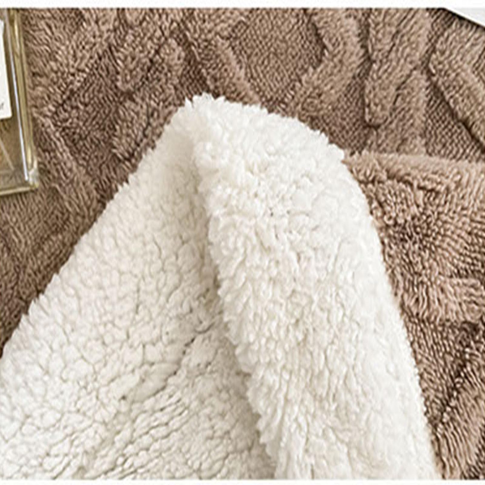 Colcha Cama 150 Invierno Brentfords - Manta De Franela Sherpa De Forro Polar Grande Y Esponjosa, Manta Gruesa, Suave, Acogedora, Color Rosa Rubor, 150 X 180 Cm Manta Sofa Grande