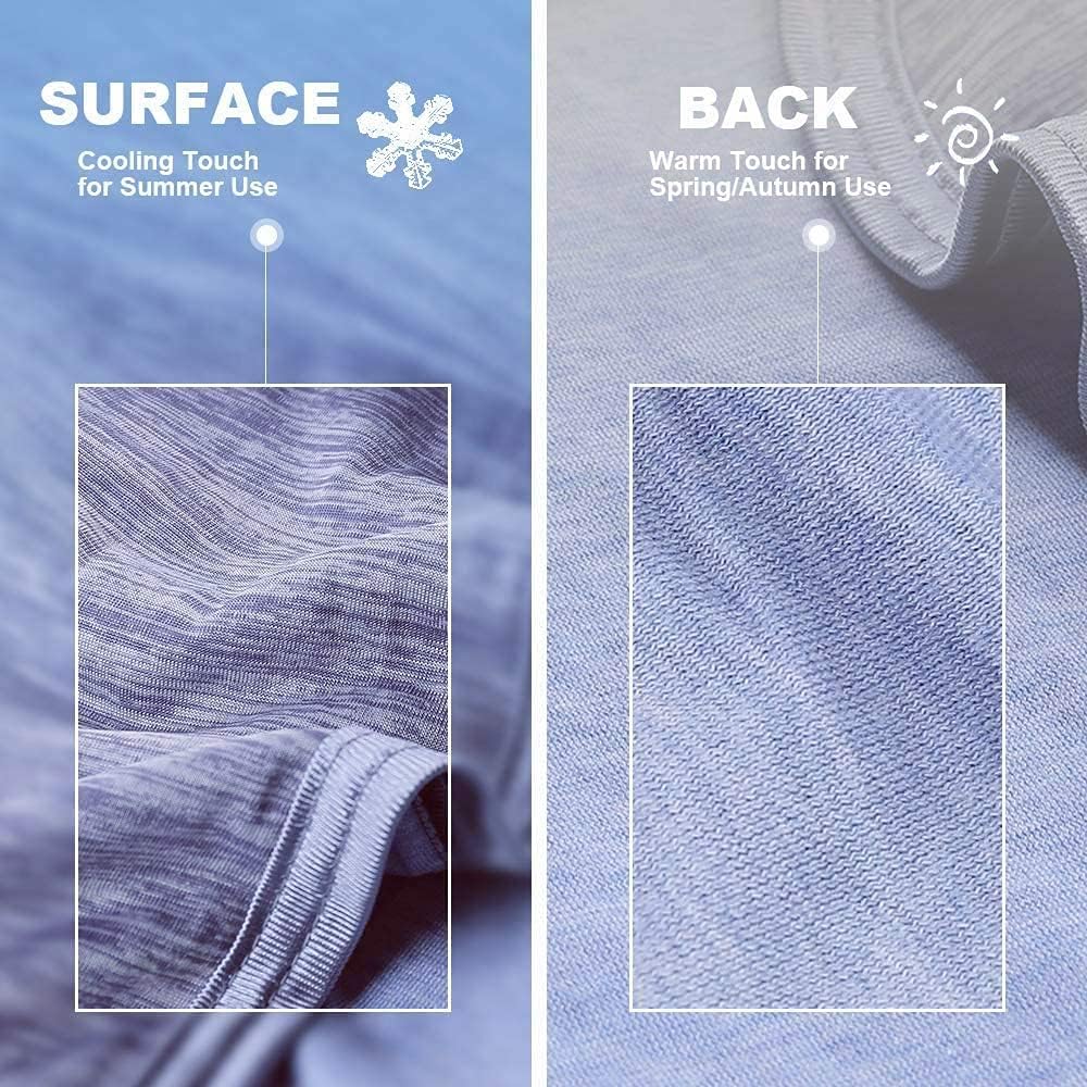 Elegear Cooling Blanket for Summer Q-Max 0.5 Japanese Arc-Chill 3.0 Cool Fiber Throw for Hot Sleepers Night Sweats - Image 4