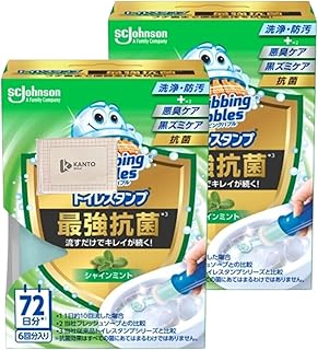 スクラビングバブル トイレスタンプ 本体【2個セット】 (最強抗菌 シャインミントの香り)