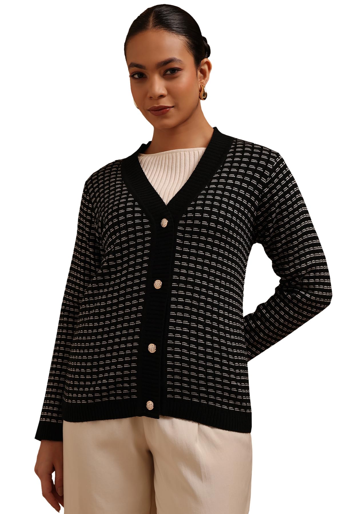soch Womens Acrylic Knitted Cardigan-picture-18