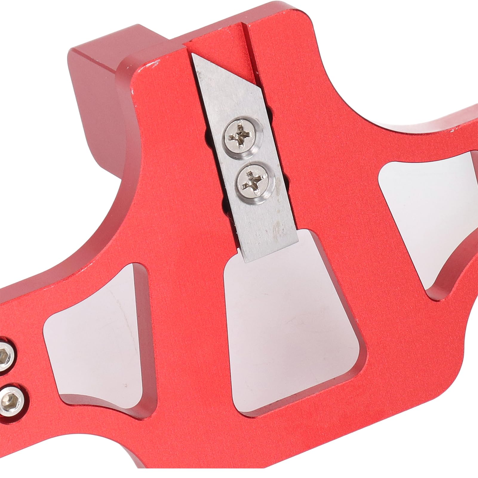 Cepillo de carpintería para madera, cepillo de ranurado manual de aleación de aluminio con profundidad ajustable, hoja de acero de alto carbono para recortar y realizar ranuras,