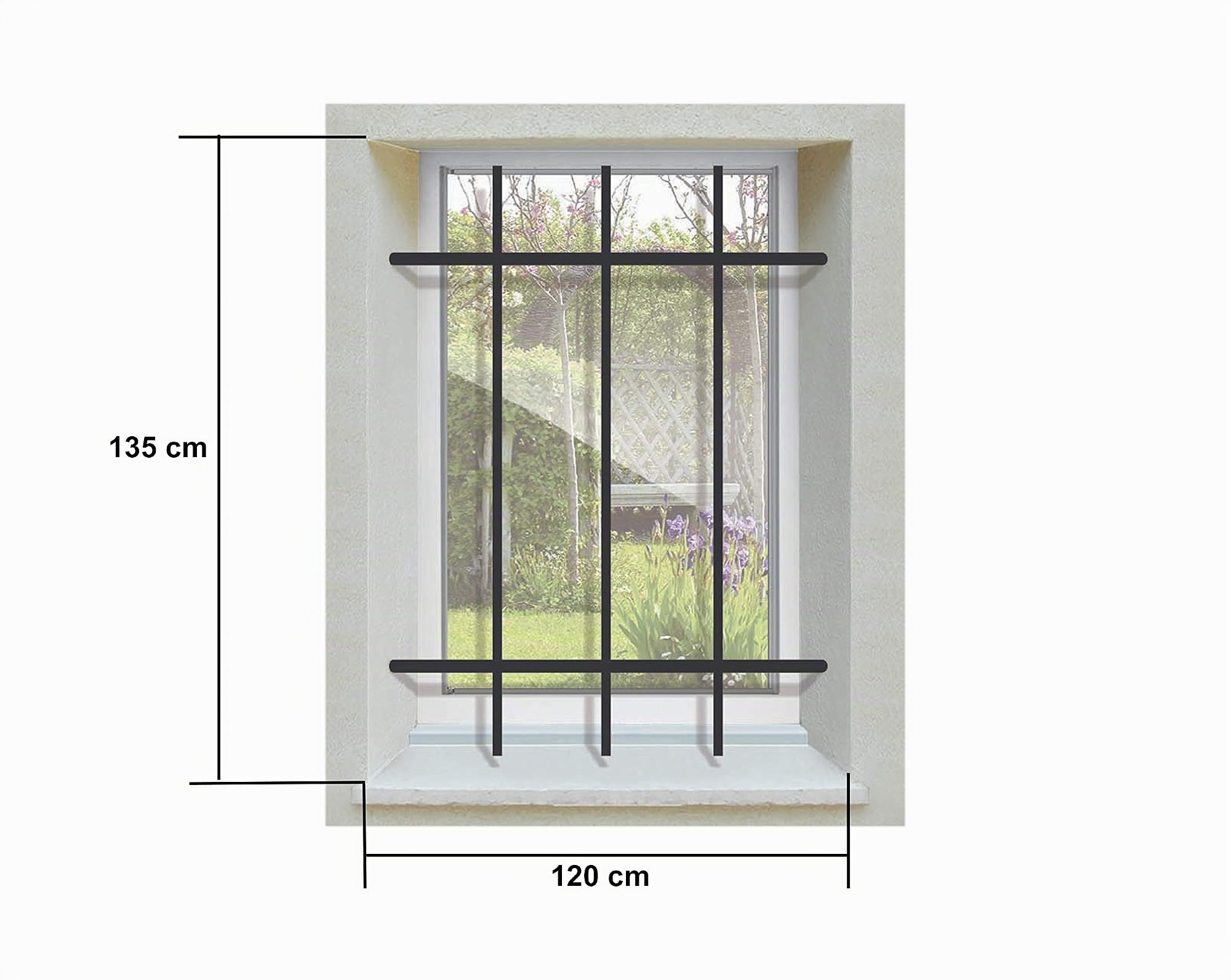 Grille de Defense DISTRI pour Tableau Hauteur 135 cm x Largeur 120 cm