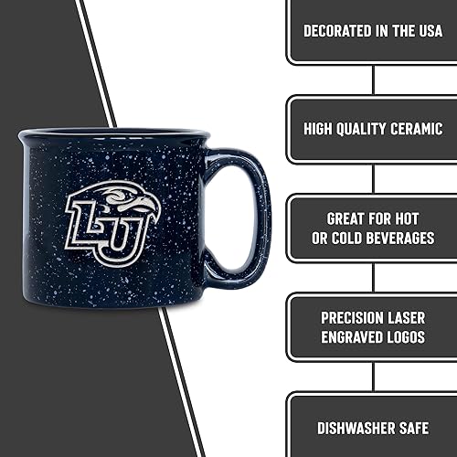 Miniatura 245 de Rico Industries NCAA Utah Utes - Taza de café personalizada de 12 onzas con logotipo grabado con láser profundo, taza de cerámica para acampar con
