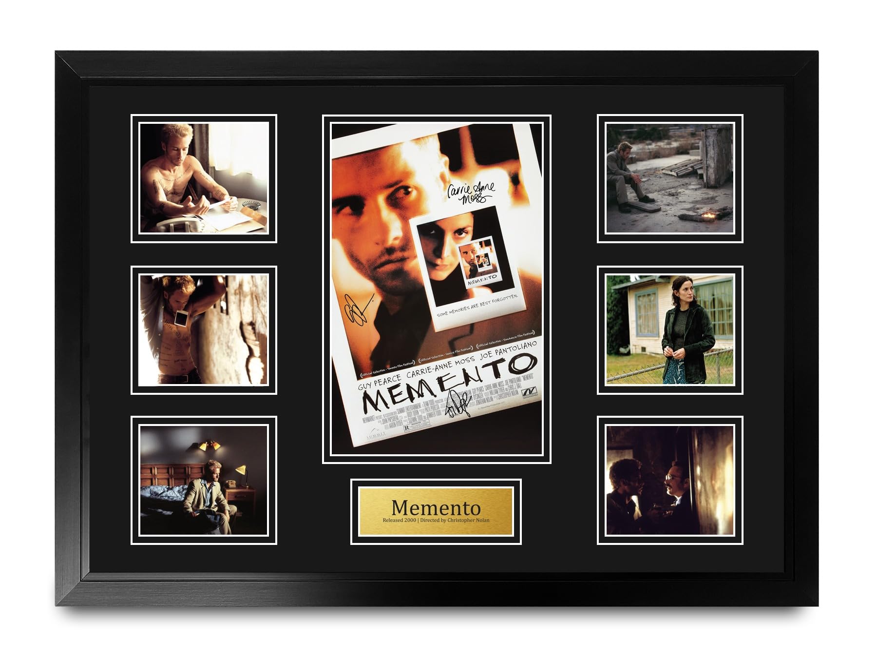 HWC Trading Memento Podpisany Plakat Filmowy A2 Deluxe w Ramie