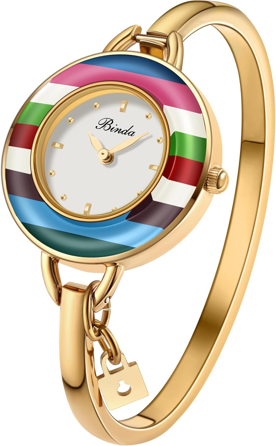 Binda Women’s Quartz Watch – Stainless Steel Bracelet, Round Elegant Dial, Suitable for Daily and Formal Wear, Gift Box Included