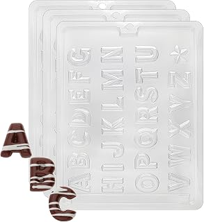 Alphabet A-Z Chocolate Mold, Bundle of 3