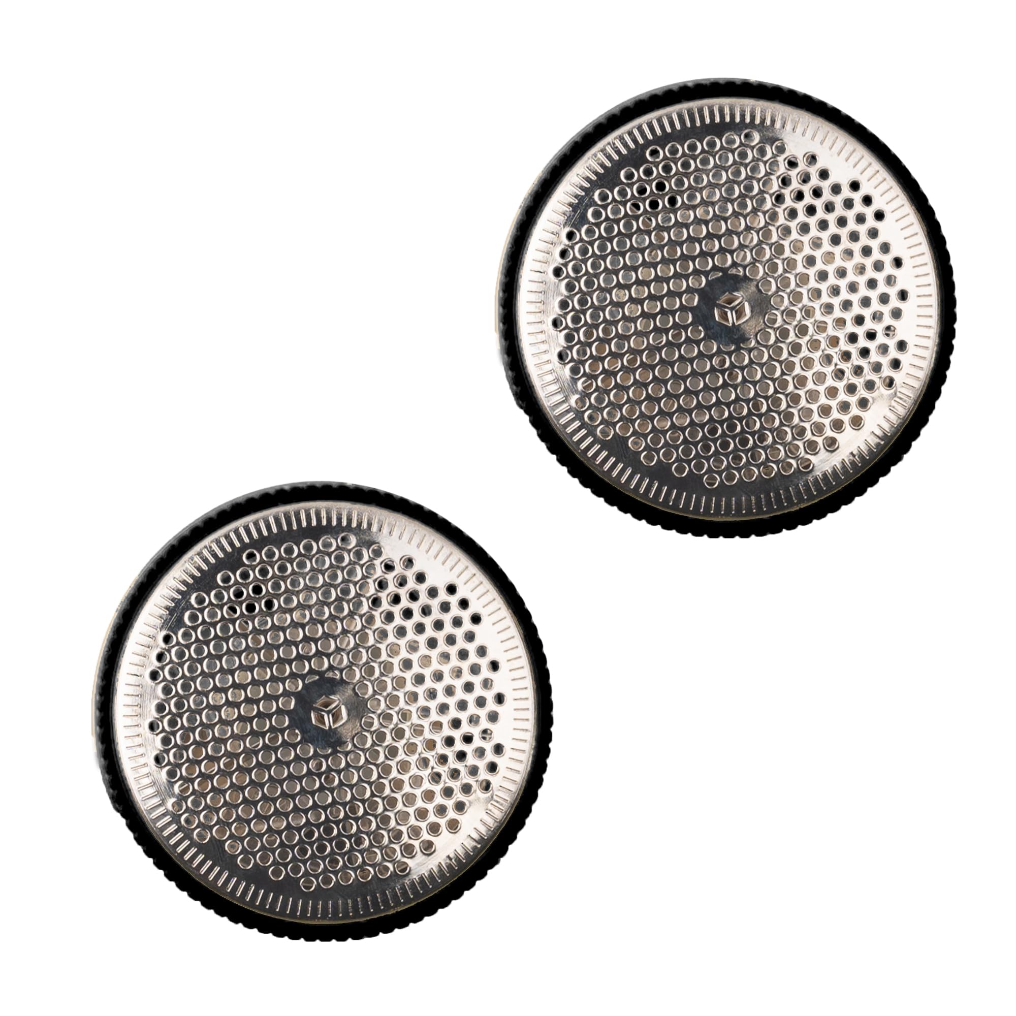 Spare mesh Covers 2 Pack Spare Replacement net Covers pionix Head caps for Black Extra Power Fabric Shaver