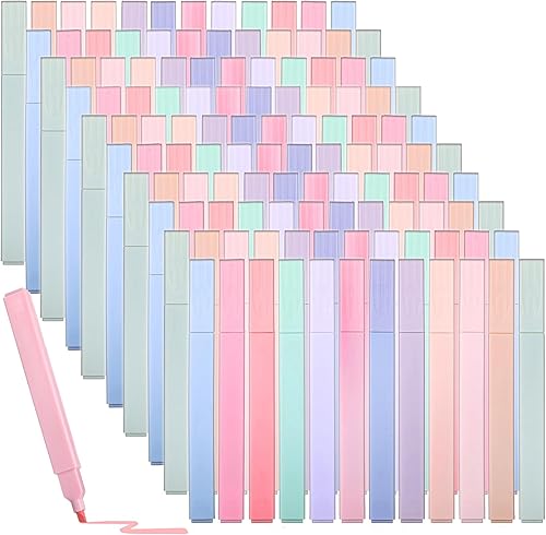 MAQUITA 120 rotuladores bíblicos con suave y bonita estética que no se corre la punta de cincel, 12 marcadores de colores surtidos para escuela,