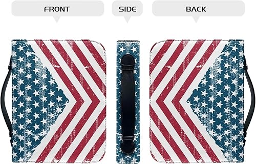 Miniatura 4 de TODIYADDU Cubierta de la Biblia Personalizable Personalizable PU Biblia Protector Libro Cubierta de la Biblia Bolsa de asas