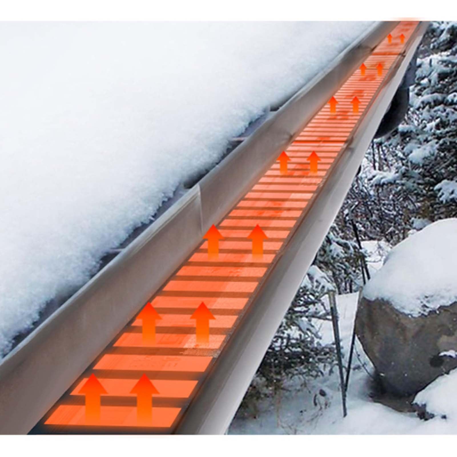 Tapis chauffant d'extérieur anti-neige - Tapis chauffant électrique en caoutchouc antidérapant - Solutions de chauffage au sol pour allées