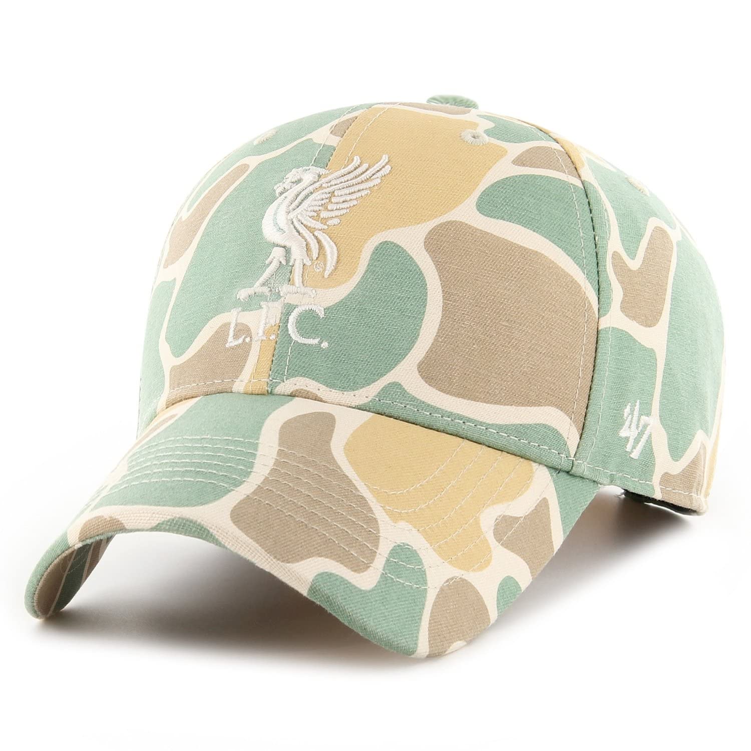 Unisex Beige 47 Brand Relaxed-Fit Cap - Duck Camo Fc Liverpool