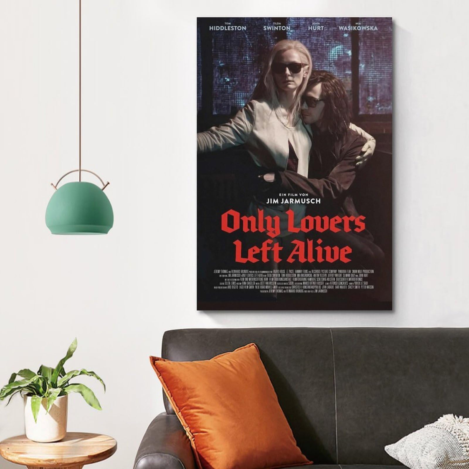 Poster Toile Only Lovers Left Alive - Déco Murale Vintage 50x75 Cm - Parfait Pour Salon Et Chambre