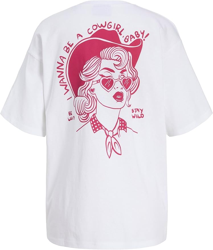 Jack & Jones Female T-Shirt JXMILLOW T-Shirt Bright White