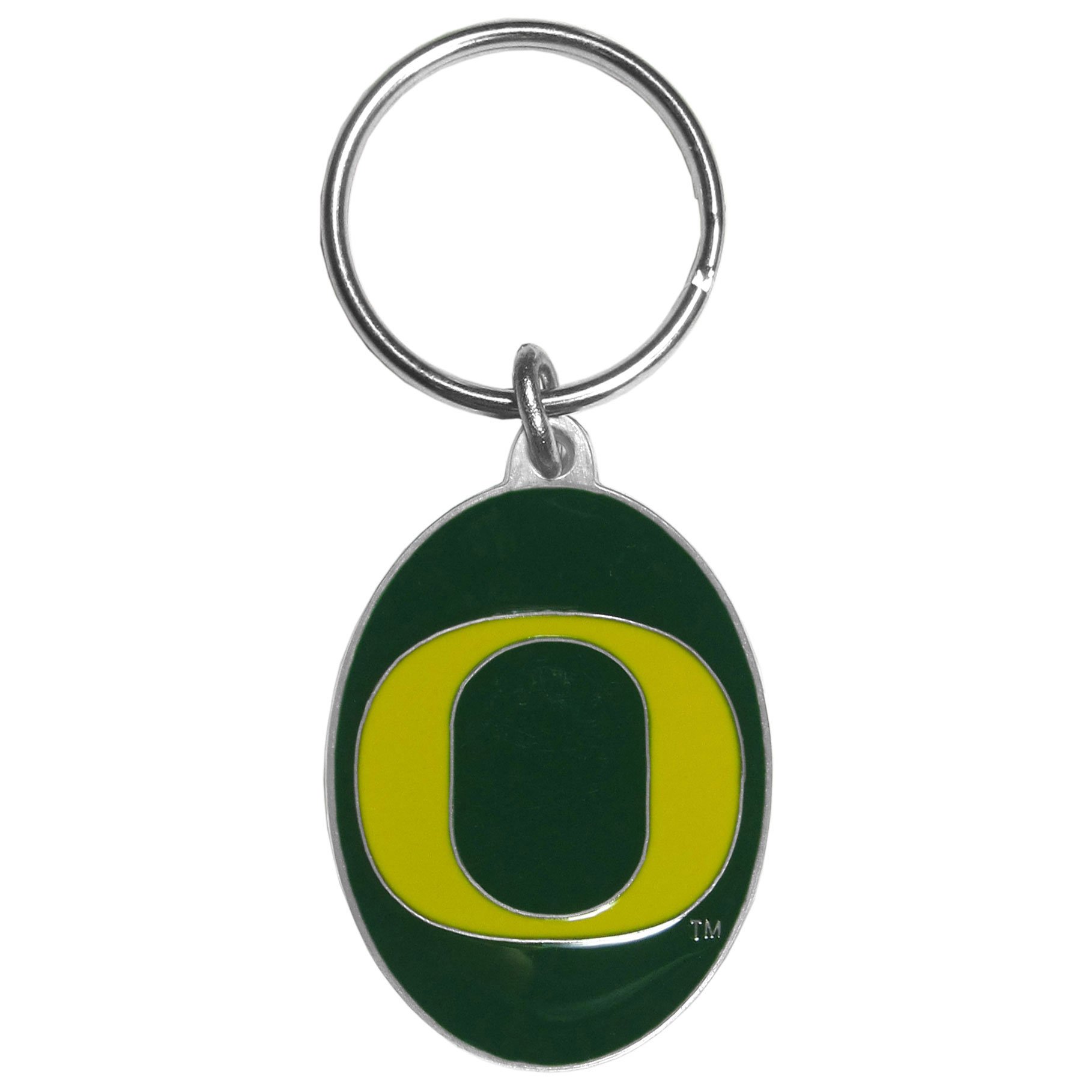 NCAA Siskiyou Sports Fan Shop Oregon Ducks Carved Metal Key Chain One Size Team Color