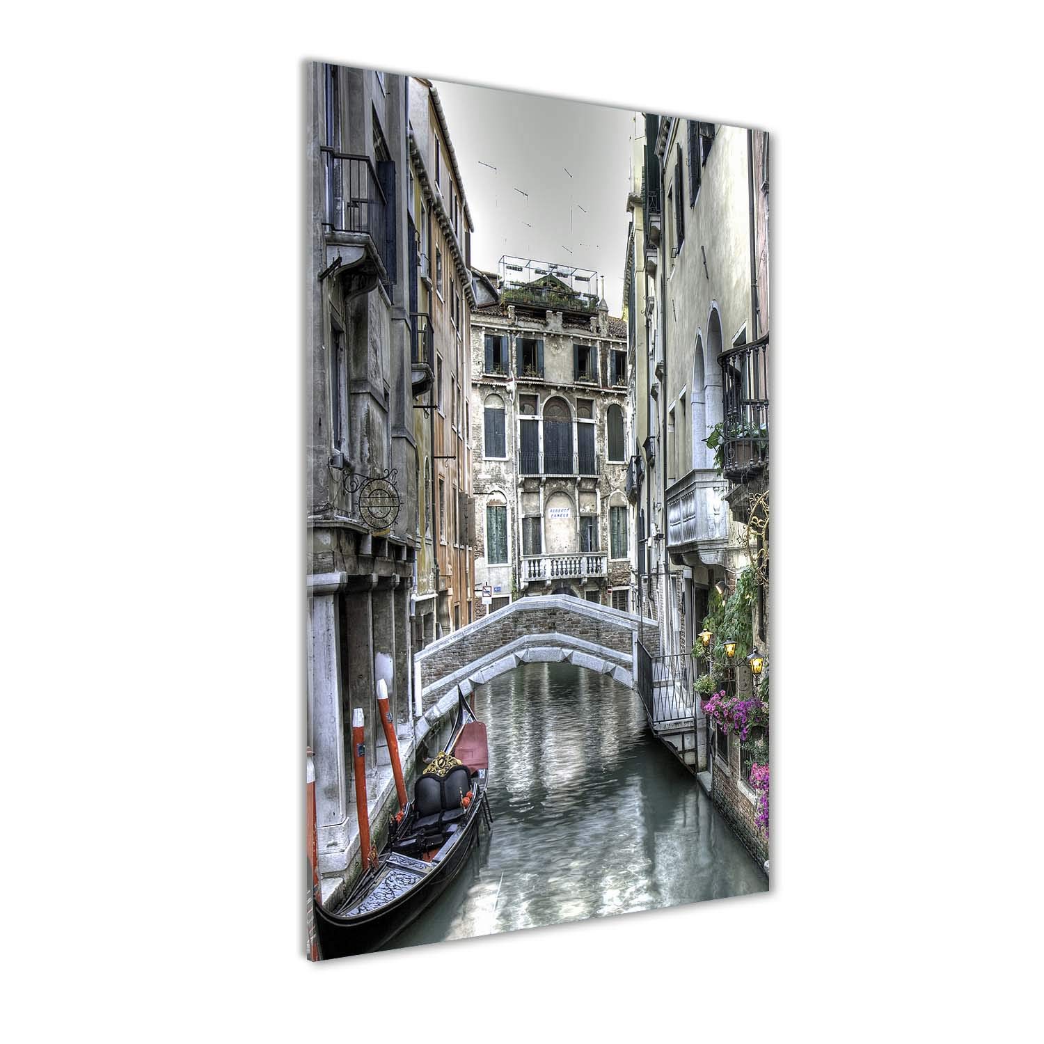 Peinture sur verre trempé Venise Italie Tulup 70x140cm pour sublimer votre salle à manger