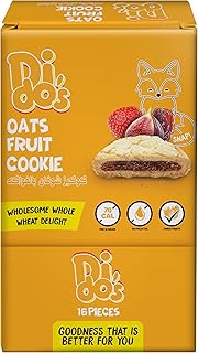 كوكيز طري مخبوز بالشوفان والفواكه من ديدوز، 16 قطعة