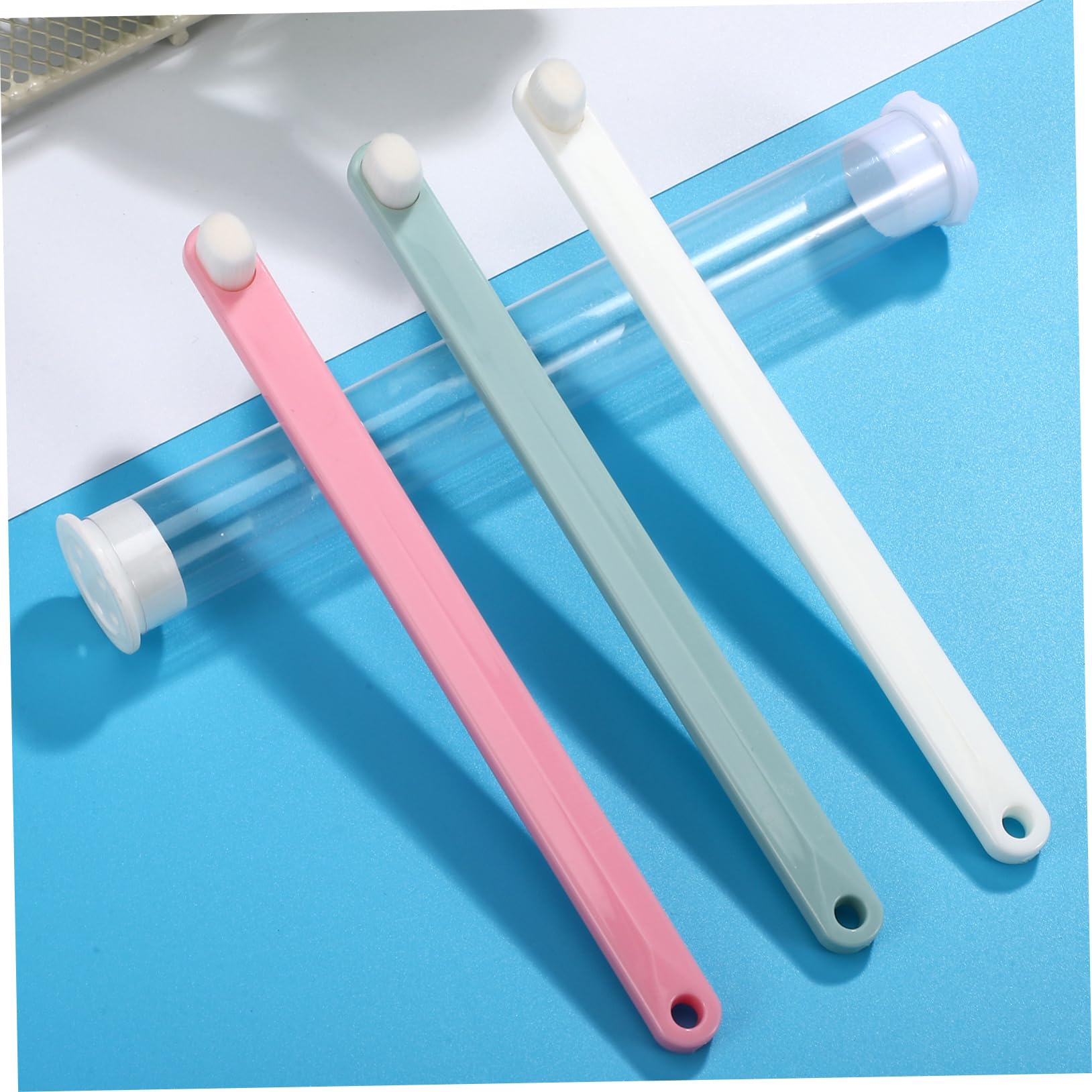 Sosoport 15pièces Kit De Brosses à Dents pour Chiens Et avec Poils Souples Brossettes -tête pour Soins Dentaires Animaux De Compagnie