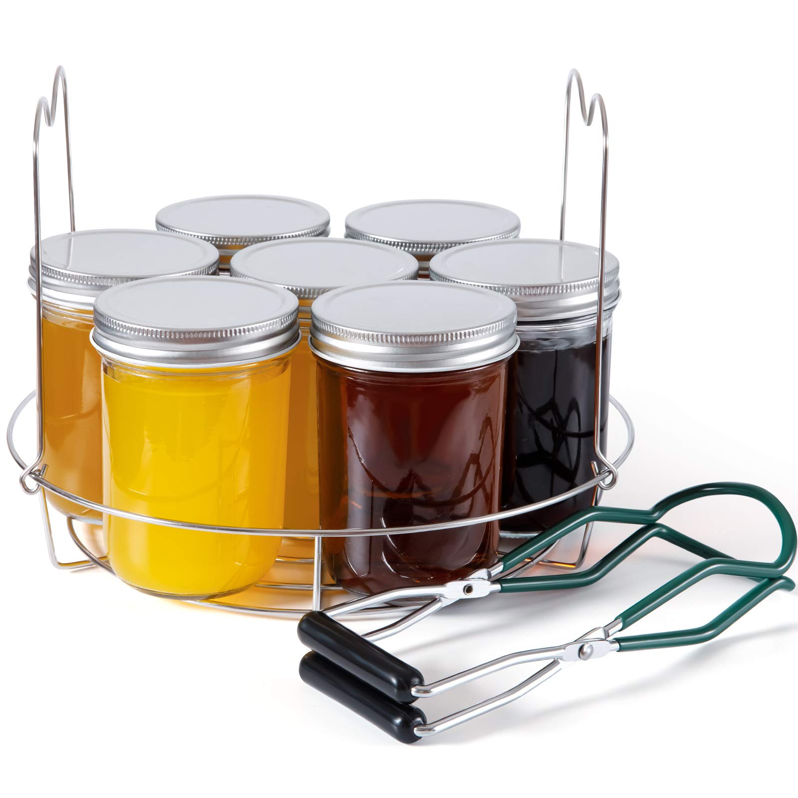 Buy Eeoyu 2 Pieces Canning Rack with Canning Jar Lifter, Stainless