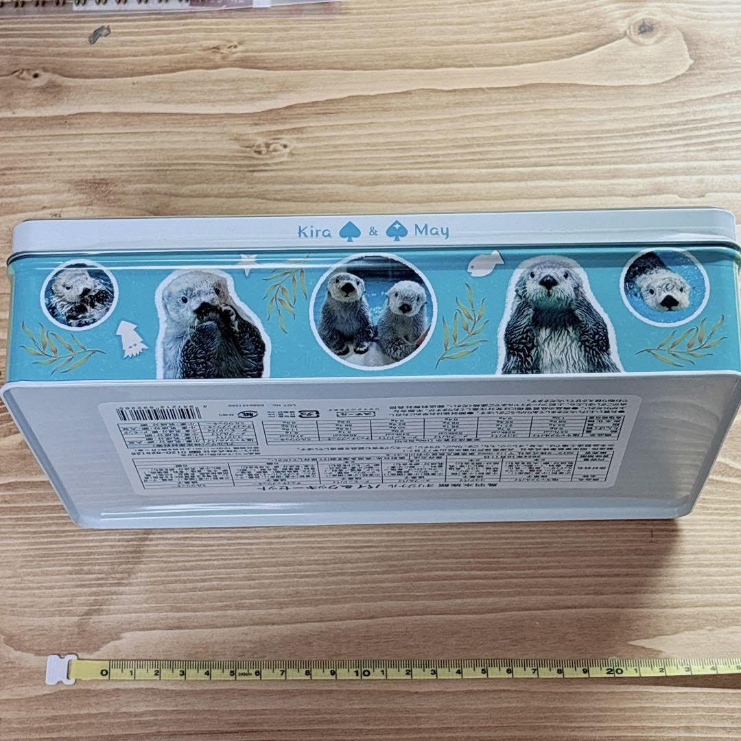 Amazon.co.jp: 鳥羽水族館 ラッコ メイ キラ 缶 パイ&クッキーセット