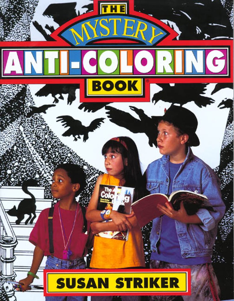 The Mystery Anti-coloring Book