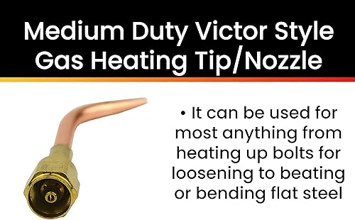 Miniatura 9 de Hot Max 22089 Victor Style Puntas de calefacción de gas de servicio medio para oxi-acetileno tamaño 2, 2-W-1