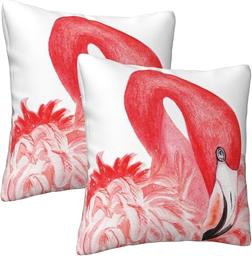 Miniatura 8 de Juego de 2 fundas de almohada cuadradas suaves para sofá, decoración del hogar, 18 x 18 pulgadas