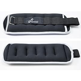 Sportneer Ankle & Wrist Weights with Reflective Straps for Women, Men & Kids - 1/2/3/4/5/10 lb Weighted Weights for Strength Training, Walking, Running, Pilates, Physical Therapy, Leg & Arm Workouts