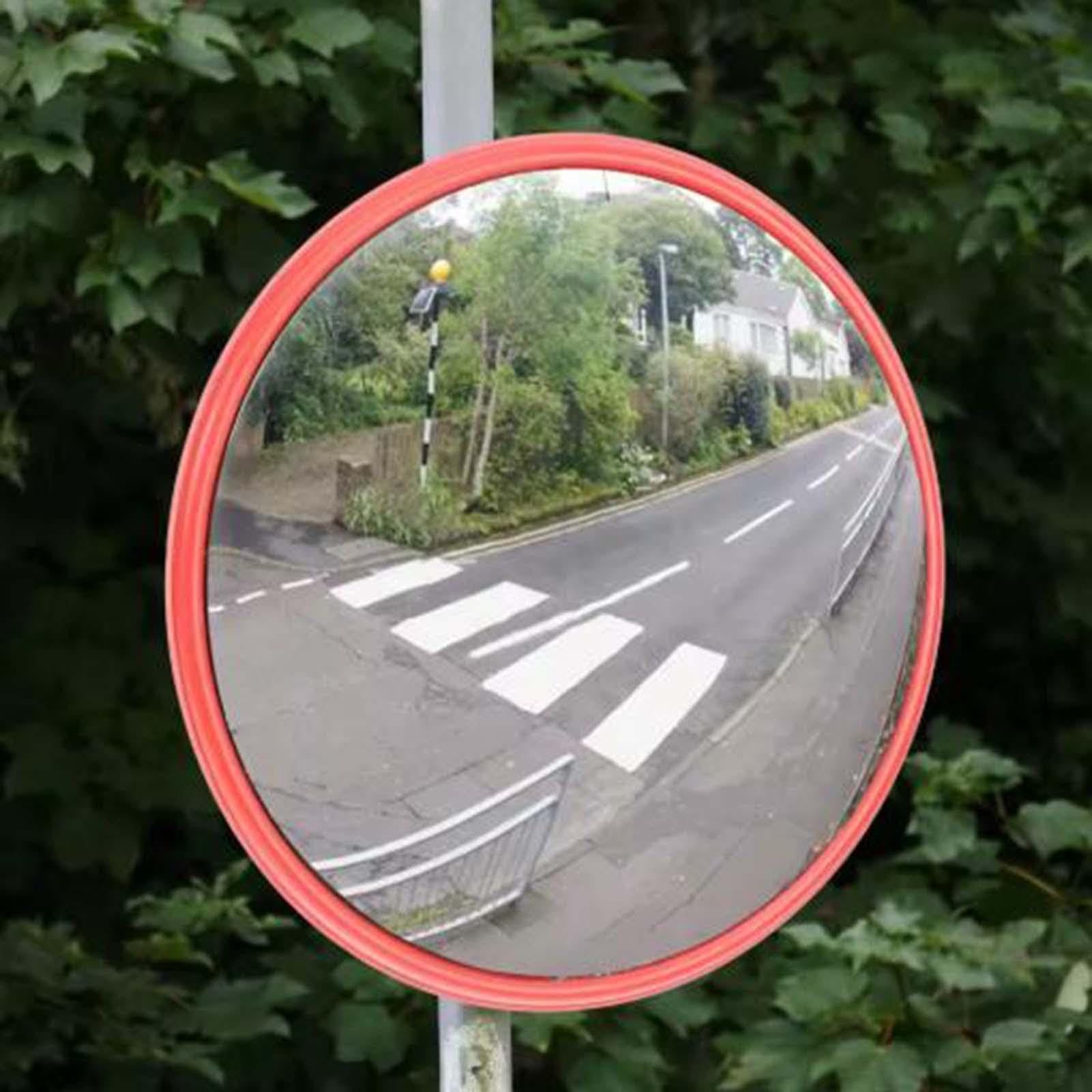 Miroir Convexe, Miroir Grand Angle pour Usage Intérieur, Allée, Entrepôt, Miroir de Signalisation Haute Résolution Pou, 30 Cm