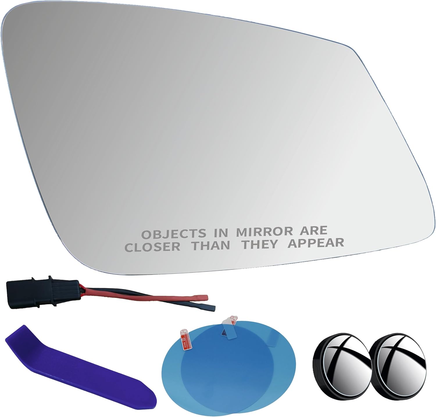 EAP Passenger Side Mirror Glass Compatible with BMW i3 2013-2021, 228i 2014-2018, 328i 335i 2012-2018, 428i 2014-2020, 528i 550i 2011-2016, 640i 2012-2018, 740i 2009-2015, X1 2013-2021, X2 2018-2021