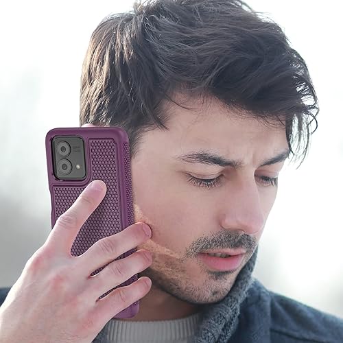 Miniatura 9 de FNTCASE Funda para Motorola Moto G-Stylus-5G-2023 funda protectora de doble capa a prueba de golpes  Protector de lente HD  Parte trasera