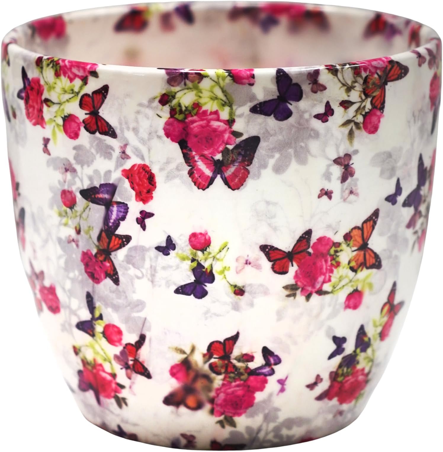 IvylinePlanter, Ceramic, Pink, H15.5cm x D15.5cm
