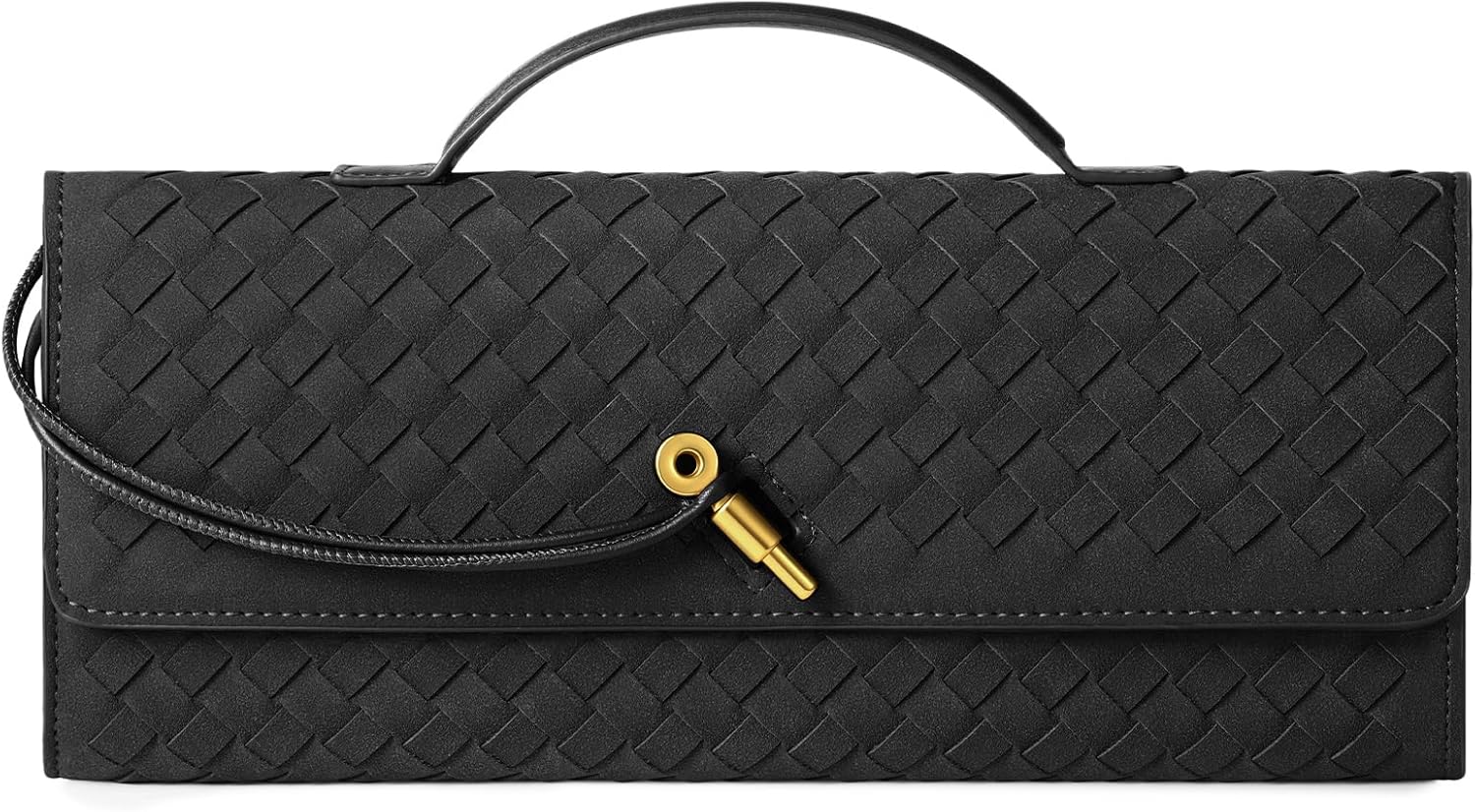 XquiziFit Clutch Purses for Women Woven Handbag Leather Evening Shoulder Bags Ladies Crossbody Bag Satchels