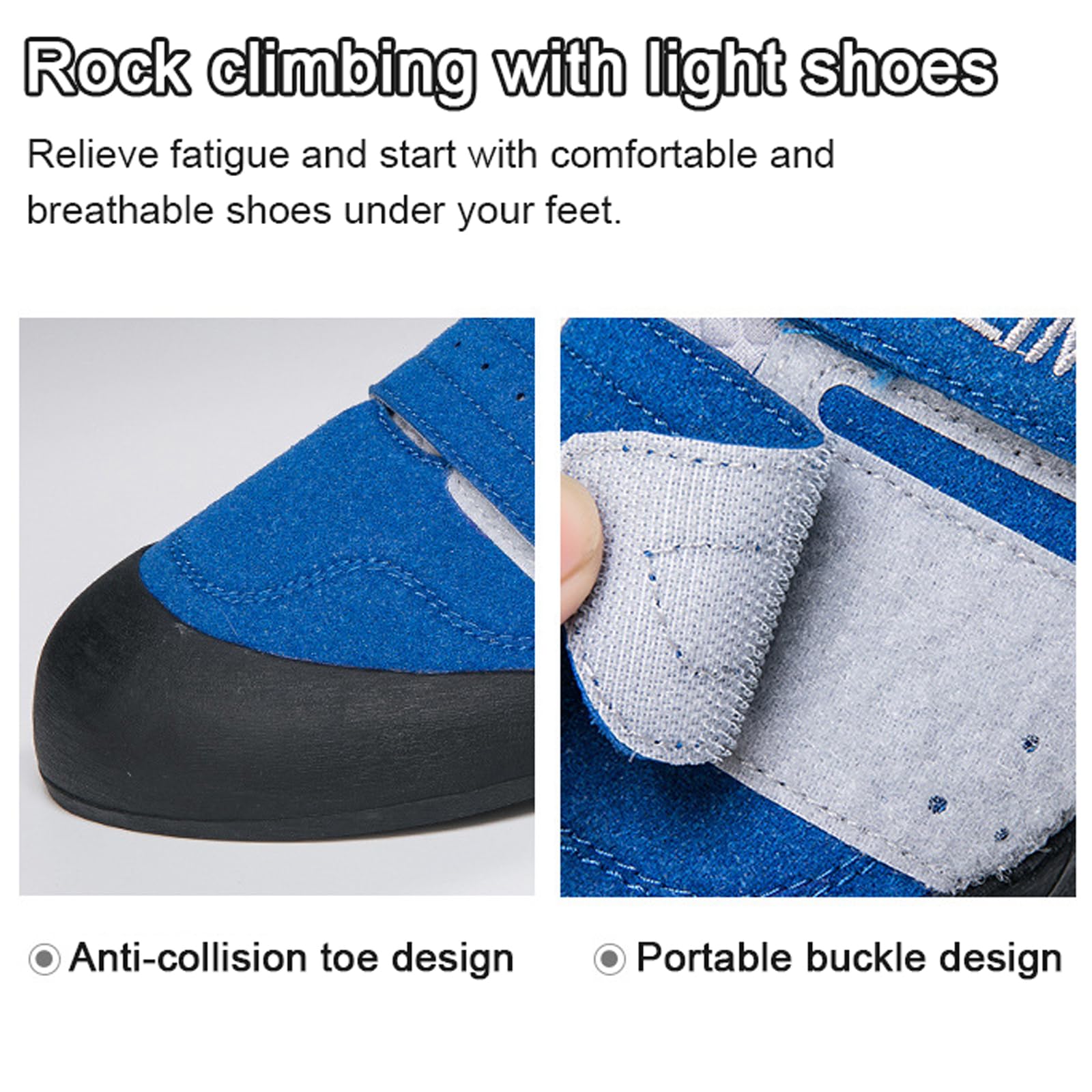 Scarpette da Arrampicata Indoor,Scarpe da Boulder,Scarpette da Arrampicata per Adolescenti,Traspirante,Leggere,Adatto ai Principianti del Bouldering e dell'arrampicata Indoor