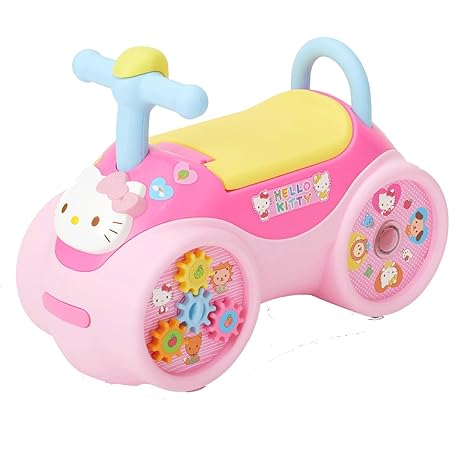 Amazon 室内乗用 ハローキティ らくらくキャスター 乗用玩具 三輪車 おもちゃ