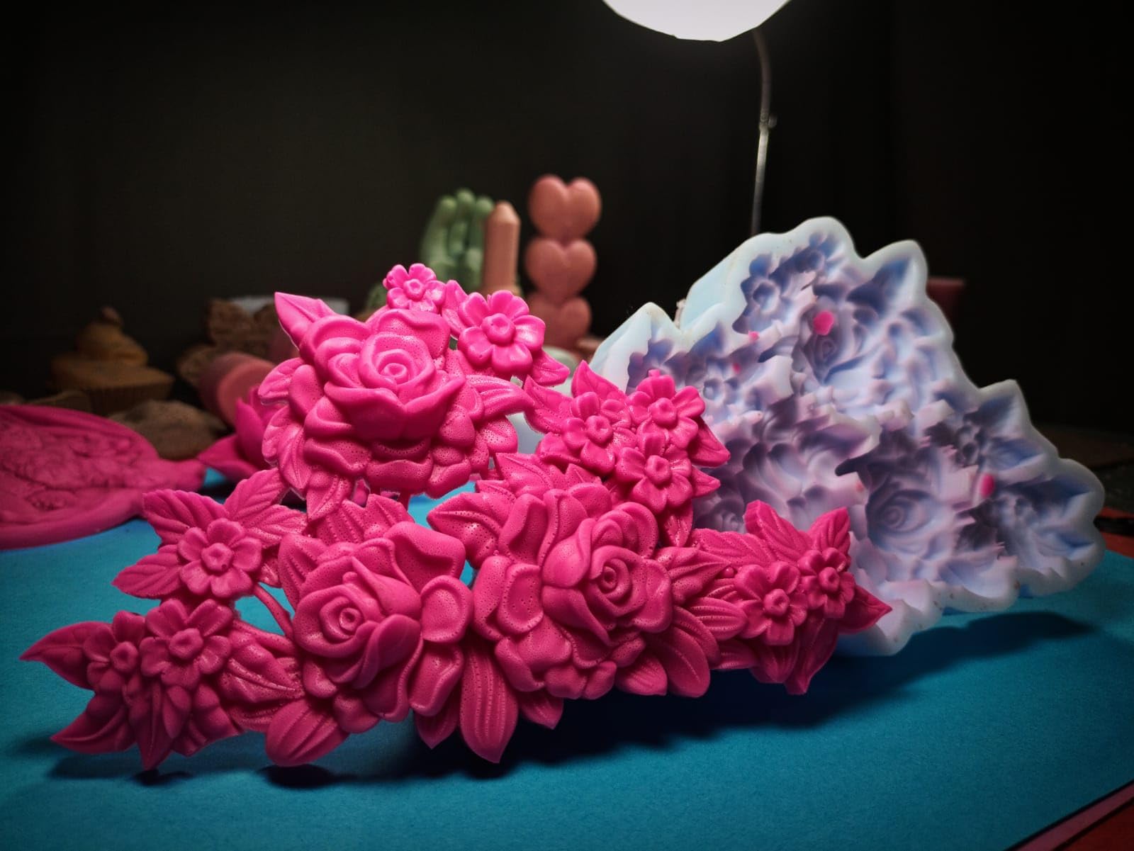 AUD Roses Lace Shaped Cake soap Mold Handmade DIY Resin Clay Flexible and Reusable Silicone Mold-image-23