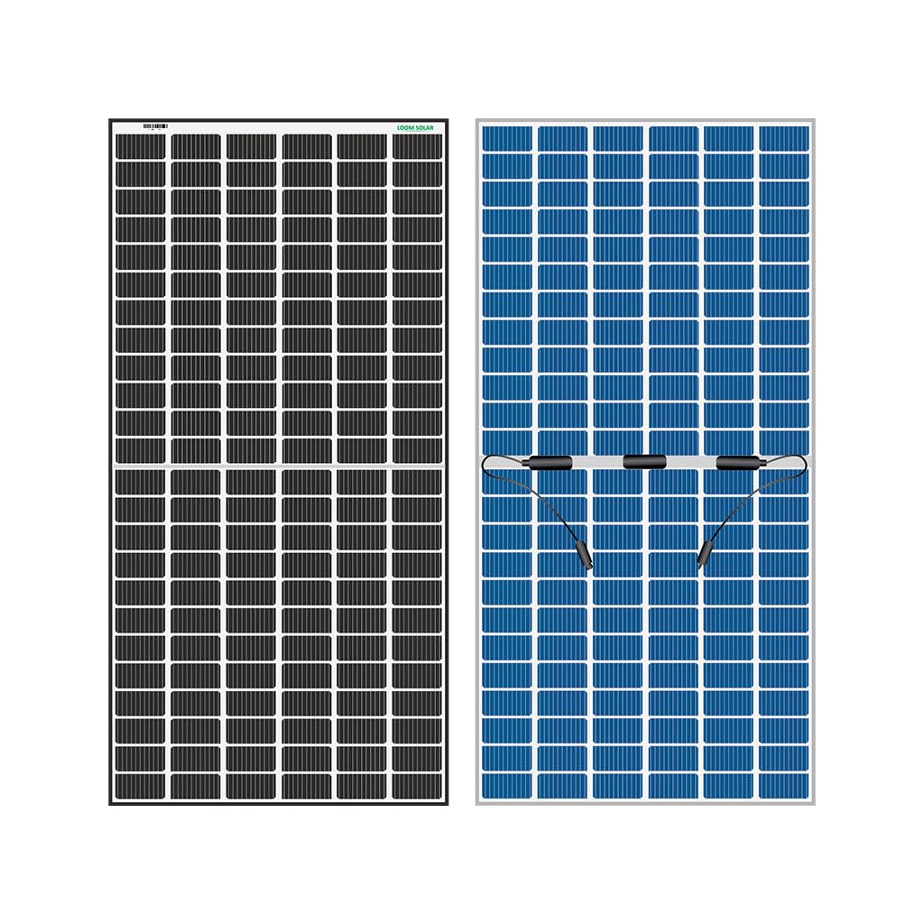Loom Solar SHARK Bi-Facial Solar Panel, 550-570W, Black Frame Panel, 144 Cells Half-Cut,for Homes, Businesses,On/Off-Grid and Hybrid Solar System, IP68 Rated, Performance Warranty 25 years (Pack of 2)-image-48