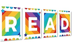 Sproutbrite Colorful Reading Posters for Classroom Decoration - Motivational & Inspirational Quotes...